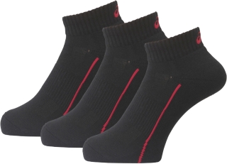 【ASICS/アシックス】 3足組ソックス10 ブラック メンズ アシックス